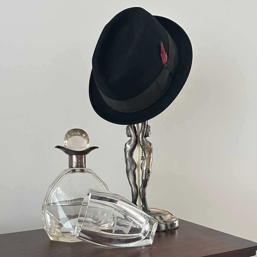 Stetson Black Fedora By Mallory